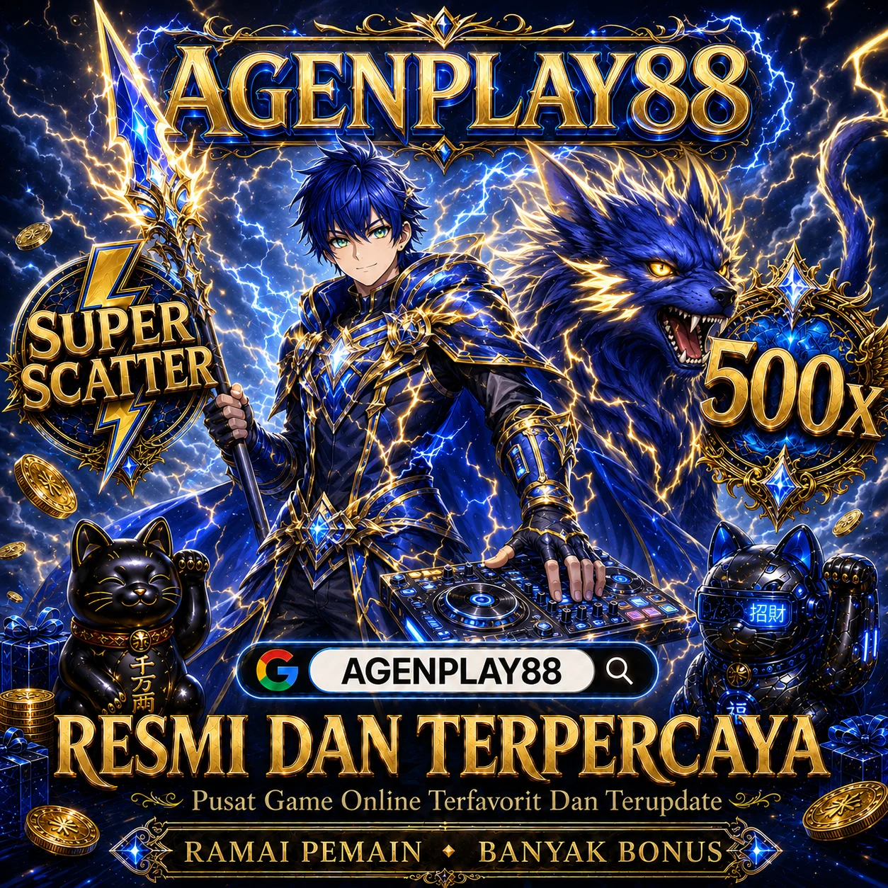 PETIRJP53 ✪ Kuasai 53 Jurus Kilat, Jadi Penyihir Listrik & Selamatkan Dunia Dari Kegelapan — Arena Game Roleplay Fantasi Paling Berkilat!
